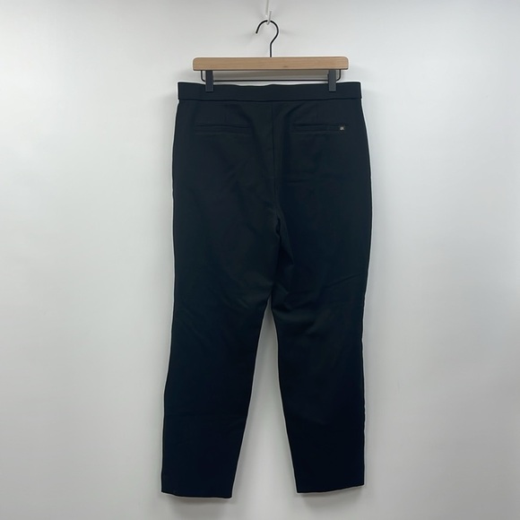 Banana Republic High Rise Trouser Ankle Pant Career Minimalist Black 12 - Picture 5 of 8